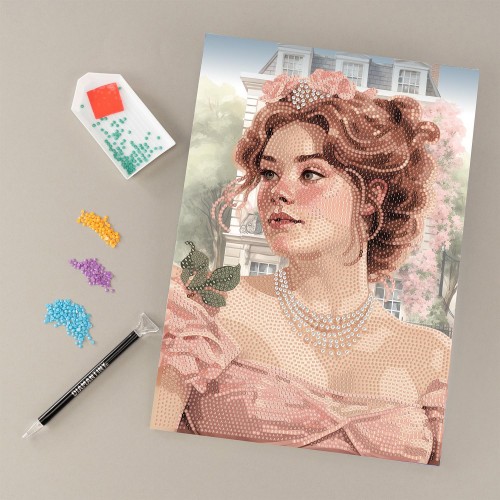 DIAMANTINY LEVEL UP ΔΙΑΚΟΣΜΗΣΕ ΜΕ ΧΡΩΜΑΤΙΣΤΑ ΠΕΤΡΑΔΑΚΙΑ ΡΕΤΡΟ ΚΛΑΣΙΚΟ ΣΤΥΛ PENELOPE (96441)