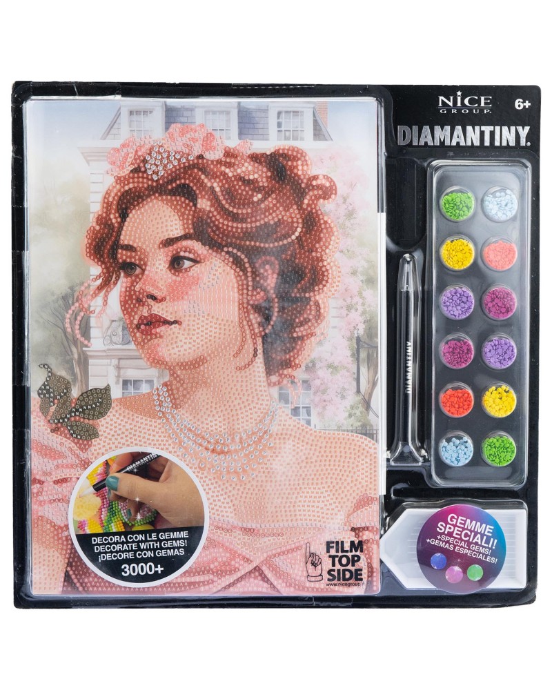 DIAMANTINY LEVEL UP ΔΙΑΚΟΣΜΗΣΕ ΜΕ ΧΡΩΜΑΤΙΣΤΑ ΠΕΤΡΑΔΑΚΙΑ ΡΕΤΡΟ ΚΛΑΣΙΚΟ ΣΤΥΛ PENELOPE (96441)