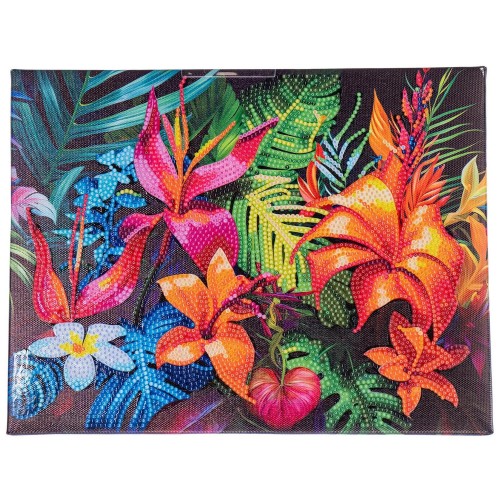 DIAMANTINY LEVEL UP ΔΙΑΚΟΣΜΗΣΕ ΜΕ ΧΡΩΜΑΤΙΣΤΑ ΠΕΤΡΑΔΑΚΙΑ ΠΙΝΑΚΑΣ ΤΡΟΠΙΚΑ ΛΟΥΛΟΥΔΙΑ (96562)