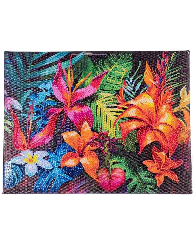 DIAMANTINY LEVEL UP ΔΙΑΚΟΣΜΗΣΕ ΜΕ ΧΡΩΜΑΤΙΣΤΑ ΠΕΤΡΑΔΑΚΙΑ ΠΙΝΑΚΑΣ ΤΡΟΠΙΚΑ ΛΟΥΛΟΥΔΙΑ (96562)