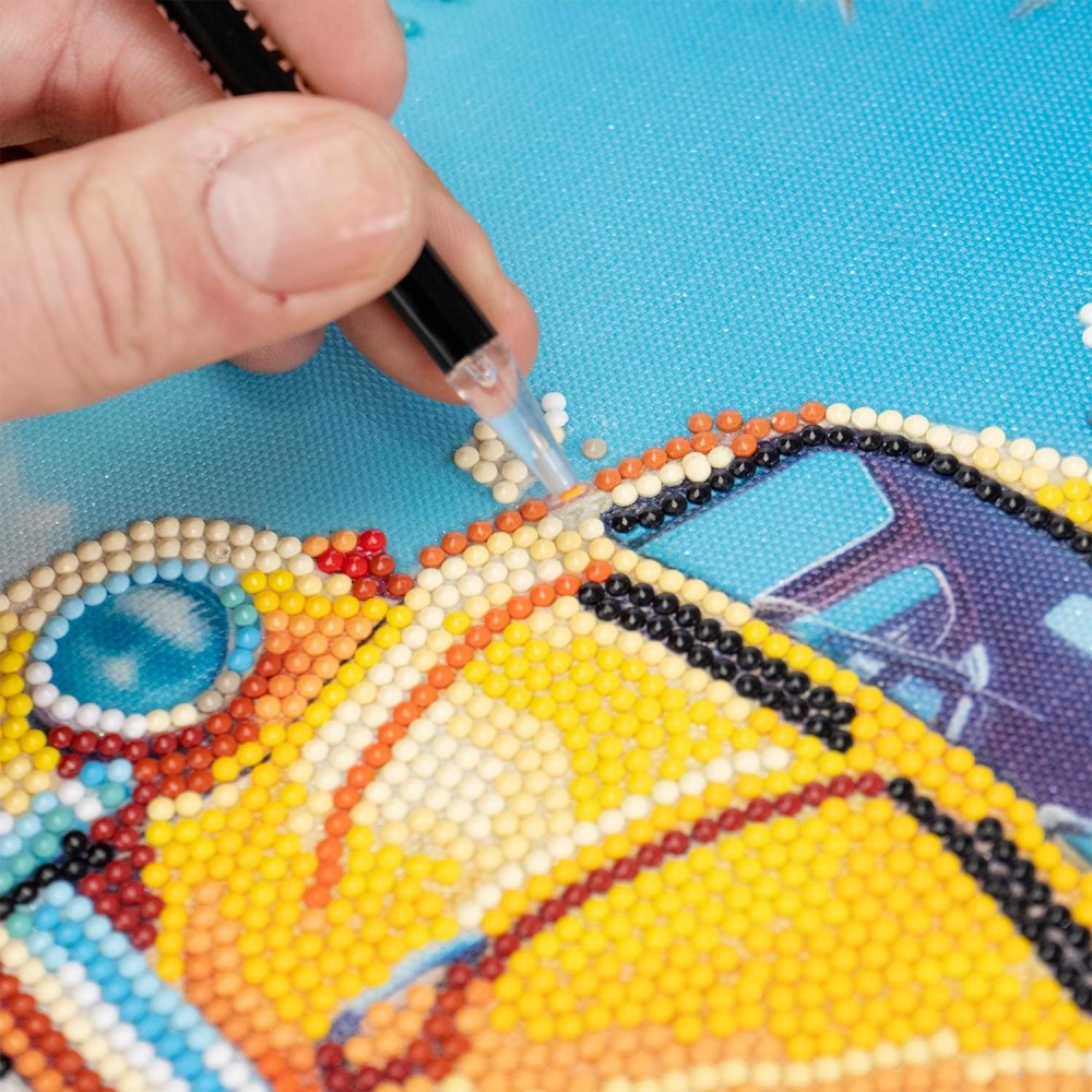 DIAMANTINY LEVEL UP ΔΙΑΚΟΣΜΗΣΕ ΜΕ ΧΡΩΜΑΤΙΣΤΑ ΠΕΤΡΑΔΑΚΙΑ ΠΙΝΑΚΑΣ ΚΙΤΡΙΝΟ ΑΥΤΟΚΙΝΗΤΟ (96566)