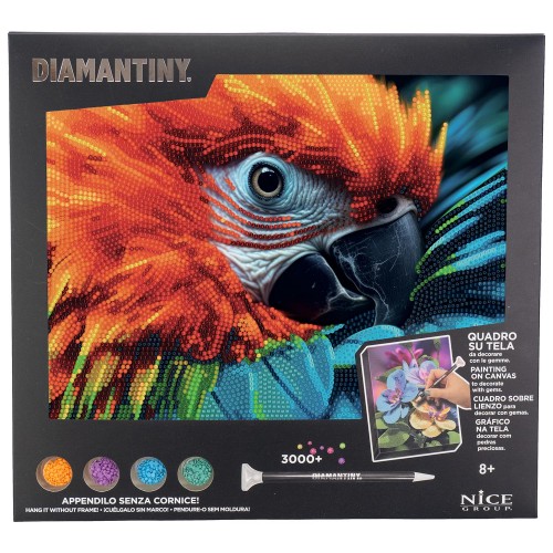 DIAMANTINY LEVEL UP ΔΙΑΚΟΣΜΗΣΕ ΜΕ ΧΡΩΜΑΤΙΣΤΑ ΠΕΤΡΑΔΑΚΙΑ ΠΙΝΑΚΑΣ ΠΑΠΑΓΑΛΟΣ ARA (96577)