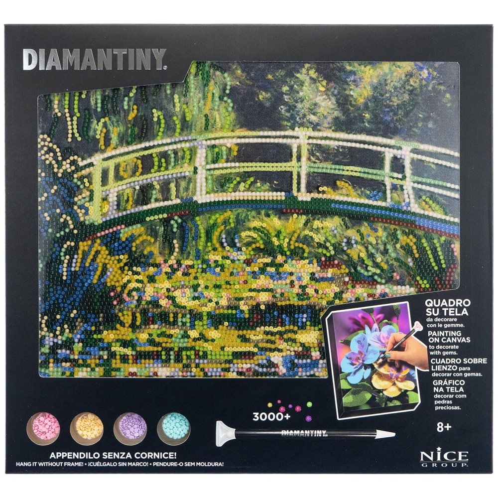 DIAMANTINY LEVEL UP ΔΙΑΚΟΣΜΗΣΕ ΜΕ ΧΡΩΜΑΤΙΣΤΑ ΠΕΤΡΑΔΑΚΙΑ ΠΙΝΑΚΑΣ ΤΕΧΝΗΣ Η ΛΙΜΝΗ ΜΕ ΤΑ ΝΟΥΦΑΡΑ (96701)