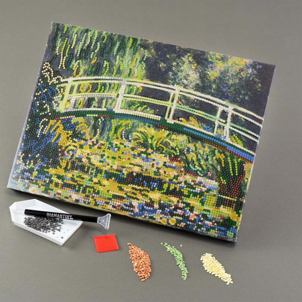 DIAMANTINY LEVEL UP ΔΙΑΚΟΣΜΗΣΕ ΜΕ ΧΡΩΜΑΤΙΣΤΑ ΠΕΤΡΑΔΑΚΙΑ ΠΙΝΑΚΑΣ ΤΕΧΝΗΣ Η ΛΙΜΝΗ ΜΕ ΤΑ ΝΟΥΦΑΡΑ (96701)