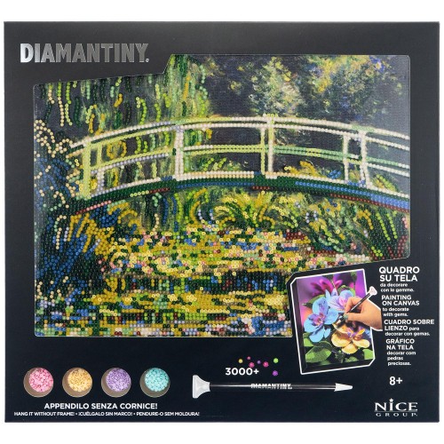 DIAMANTINY LEVEL UP ΔΙΑΚΟΣΜΗΣΕ ΜΕ ΧΡΩΜΑΤΙΣΤΑ ΠΕΤΡΑΔΑΚΙΑ ΠΙΝΑΚΑΣ ΤΕΧΝΗΣ Η ΛΙΜΝΗ ΜΕ ΤΑ ΝΟΥΦΑΡΑ (96701)