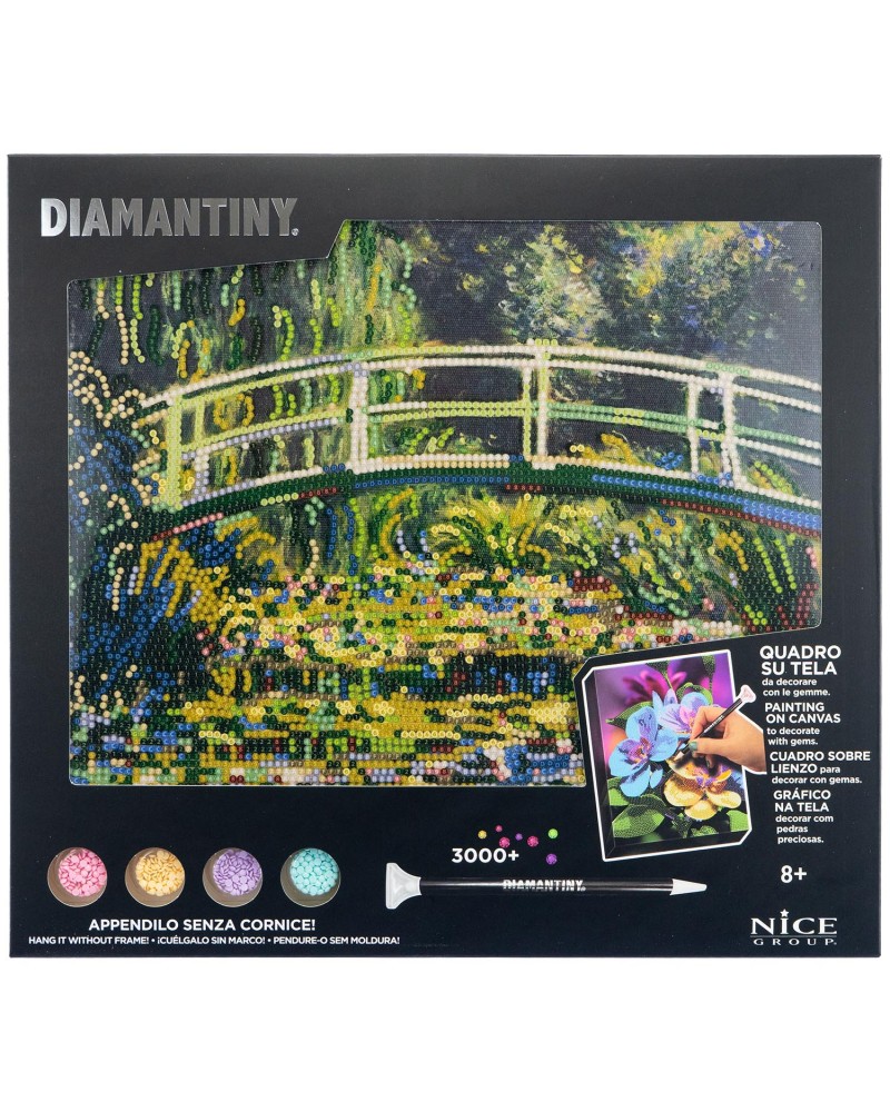 DIAMANTINY LEVEL UP ΔΙΑΚΟΣΜΗΣΕ ΜΕ ΧΡΩΜΑΤΙΣΤΑ ΠΕΤΡΑΔΑΚΙΑ ΠΙΝΑΚΑΣ ΤΕΧΝΗΣ Η ΛΙΜΝΗ ΜΕ ΤΑ ΝΟΥΦΑΡΑ (96701)