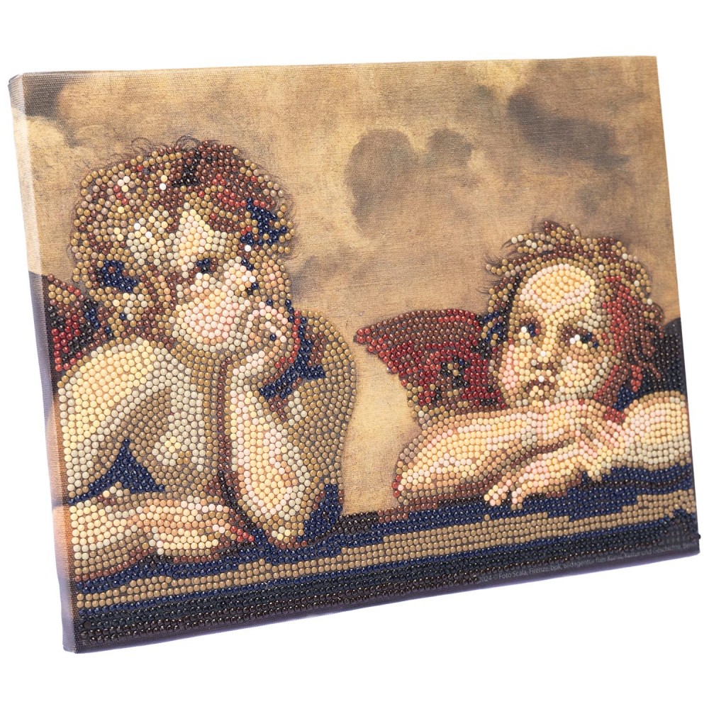 DIAMANTINY LEVEL UP ΔΙΑΚΟΣΜΗΣΕ ΜΕ ΧΡΩΜΑΤΙΣΤΑ ΠΕΤΡΑΔΑΚΙΑ ΠΙΝΑΚΑΣ ΤΕΧΝΗΣ ΟΙ ΑΓΓΕΛΟΙ ΤΗΣ ΣΙΣΤΙΝΑ (96704)