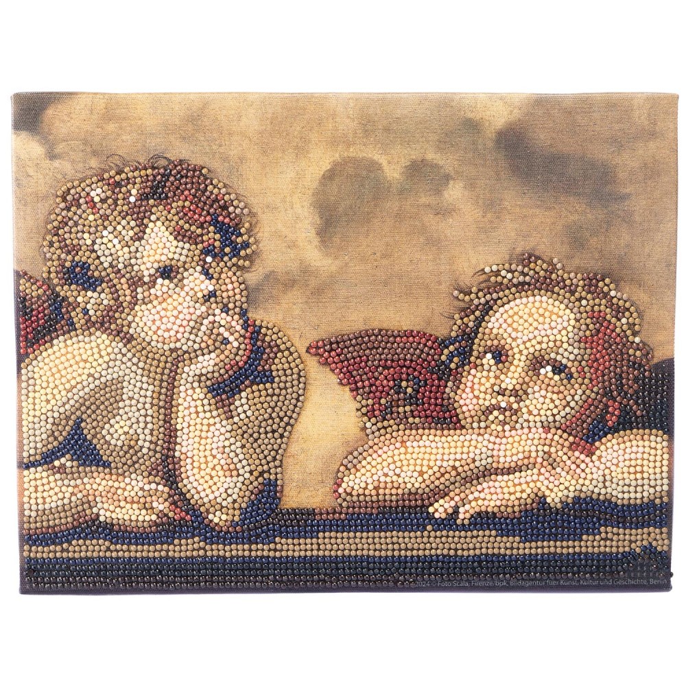 DIAMANTINY LEVEL UP ΔΙΑΚΟΣΜΗΣΕ ΜΕ ΧΡΩΜΑΤΙΣΤΑ ΠΕΤΡΑΔΑΚΙΑ ΠΙΝΑΚΑΣ ΤΕΧΝΗΣ ΟΙ ΑΓΓΕΛΟΙ ΤΗΣ ΣΙΣΤΙΝΑ (96704)