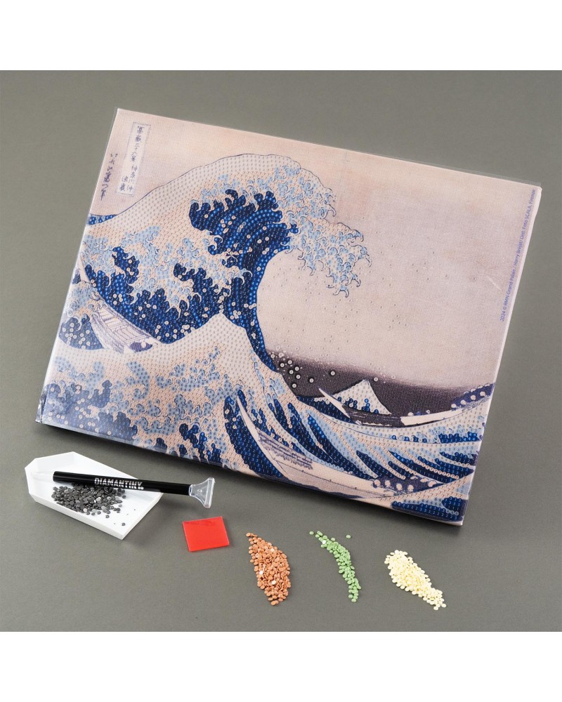 DIAMANTINY LEVEL UP ΔΙΑΚΟΣΜΗΣΕ ΜΕ ΧΡΩΜΑΤΙΣΤΑ ΠΕΤΡΑΔΑΚΙΑ ΠΙΝΑΚΑΣ ΤΕΧΝΗΣ ΤΑ ΜΕΓΑΛΗ ΚΥΜΑΤΑ ΤΗΣ ΚΑΝΑΓΚΑΟΥΑ (96707)