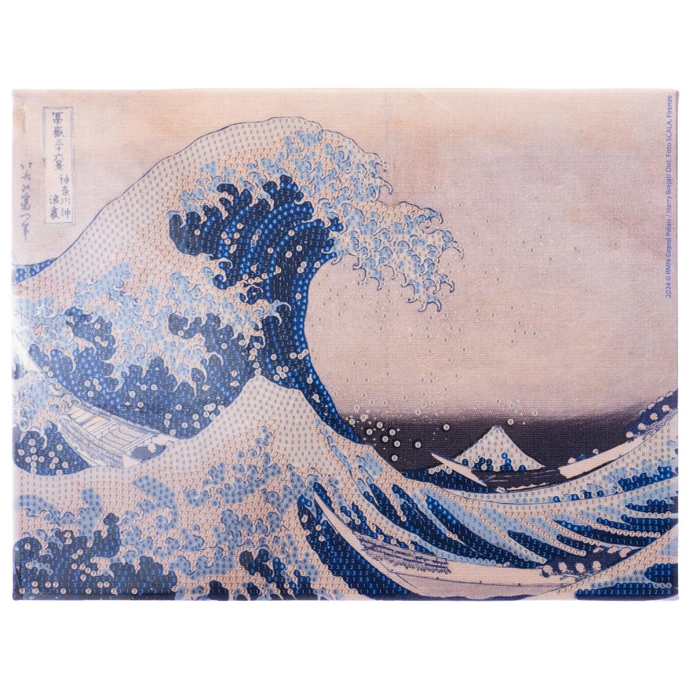 DIAMANTINY LEVEL UP ΔΙΑΚΟΣΜΗΣΕ ΜΕ ΧΡΩΜΑΤΙΣΤΑ ΠΕΤΡΑΔΑΚΙΑ ΠΙΝΑΚΑΣ ΤΕΧΝΗΣ ΤΑ ΜΕΓΑΛΗ ΚΥΜΑΤΑ ΤΗΣ ΚΑΝΑΓΚΑΟΥΑ (96707)