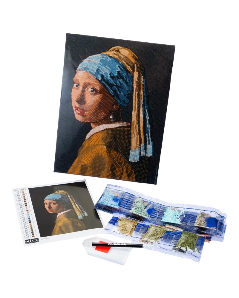 DIAMANTINY LEVEL UP ΔΙΑΚΟΣΜΗΣΕ ΜΕ ΧΡΩΜΑΤΙΣΤΑ ΠΕΤΡΑΔΑΚΙΑ ΠΙΝΑΚΑΣ ΤΕΧΝΗΣ ΤΟ ΚΟΡΙΤΣΙ ΜΕ ΤΟ ΜΑΡΓΑΡΙΤΑΡΕΝΙΟ ΣΚΟΥΛΑΡΙΚΙ (96700)