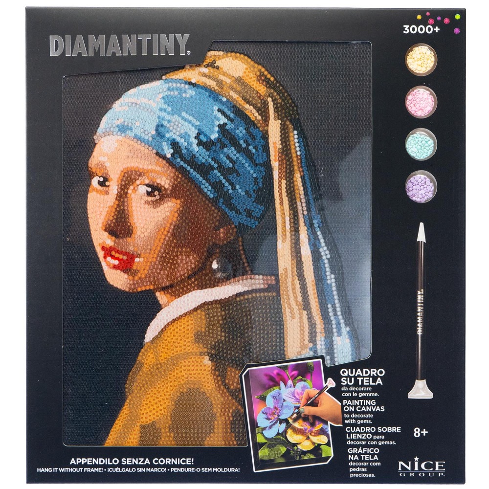 DIAMANTINY LEVEL UP ΔΙΑΚΟΣΜΗΣΕ ΜΕ ΧΡΩΜΑΤΙΣΤΑ ΠΕΤΡΑΔΑΚΙΑ ΠΙΝΑΚΑΣ ΤΕΧΝΗΣ ΤΟ ΚΟΡΙΤΣΙ ΜΕ ΤΟ ΜΑΡΓΑΡΙΤΑΡΕΝΙΟ ΣΚΟΥΛΑΡΙΚΙ (96700)