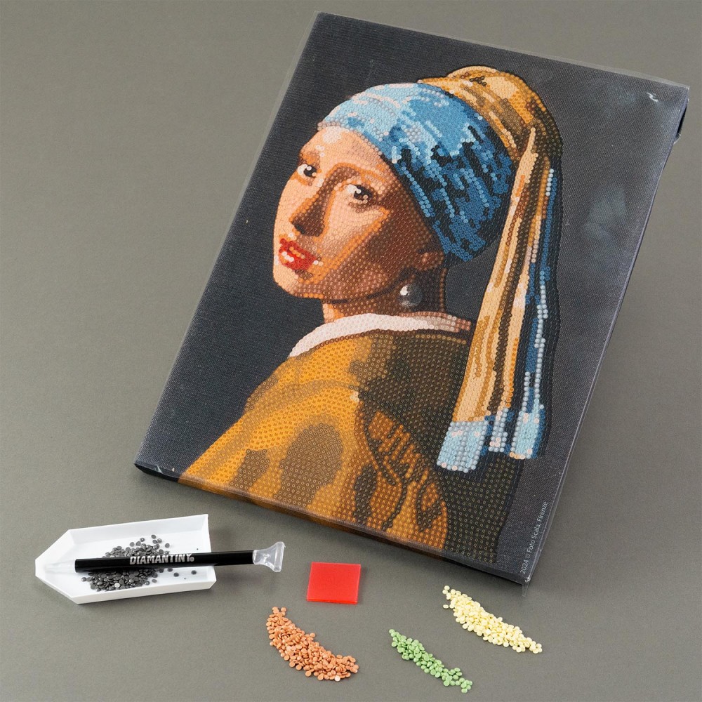 DIAMANTINY LEVEL UP ΔΙΑΚΟΣΜΗΣΕ ΜΕ ΧΡΩΜΑΤΙΣΤΑ ΠΕΤΡΑΔΑΚΙΑ ΠΙΝΑΚΑΣ ΤΕΧΝΗΣ ΤΟ ΚΟΡΙΤΣΙ ΜΕ ΤΟ ΜΑΡΓΑΡΙΤΑΡΕΝΙΟ ΣΚΟΥΛΑΡΙΚΙ (96700)