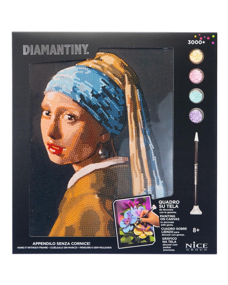 DIAMANTINY LEVEL UP ΔΙΑΚΟΣΜΗΣΕ ΜΕ ΧΡΩΜΑΤΙΣΤΑ ΠΕΤΡΑΔΑΚΙΑ ΠΙΝΑΚΑΣ ΤΕΧΝΗΣ ΤΟ ΚΟΡΙΤΣΙ ΜΕ ΤΟ ΜΑΡΓΑΡΙΤΑΡΕΝΙΟ ΣΚΟΥΛΑΡΙΚΙ (96700)