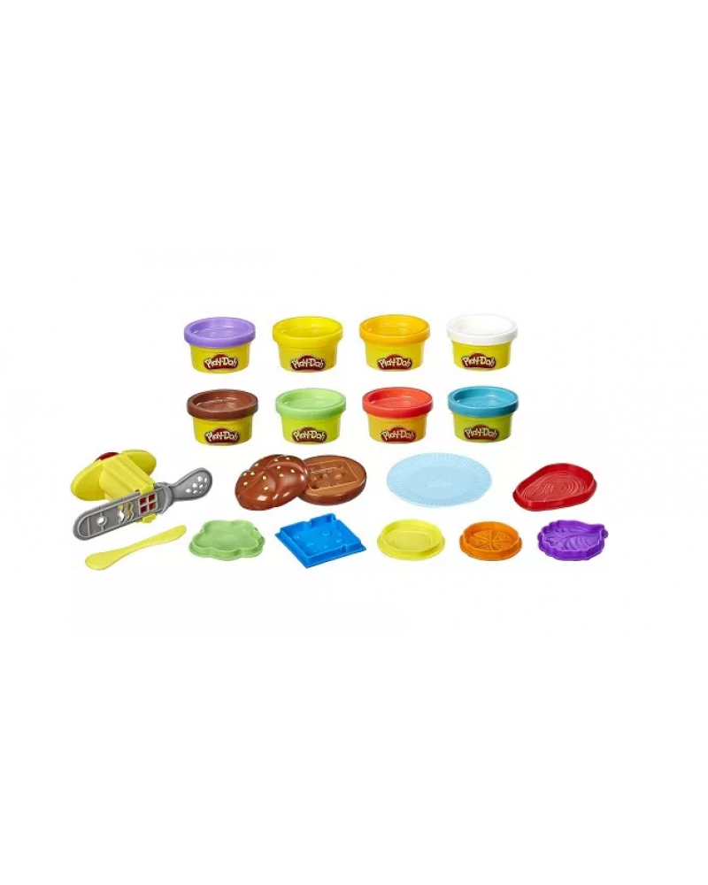 PLAY DOH SILLY SNACKS BURGER N' FRIES SET (E5472)