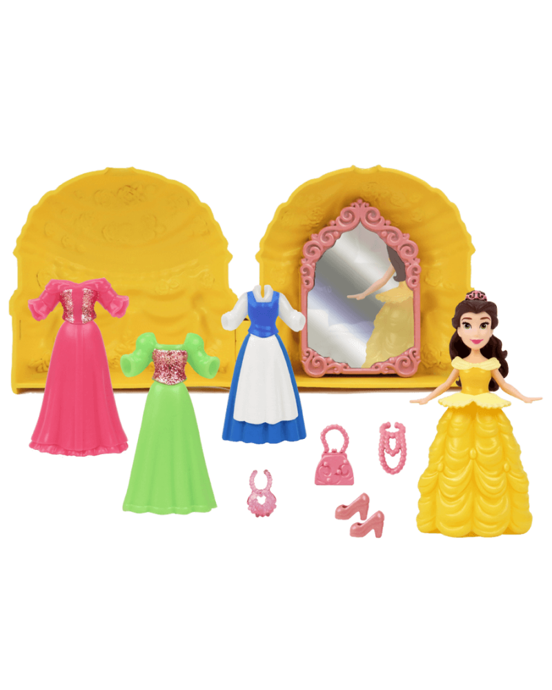 DISNEY PRINCESS - SMALL DOLL BELLE FASHION COLLECTION (F0376)