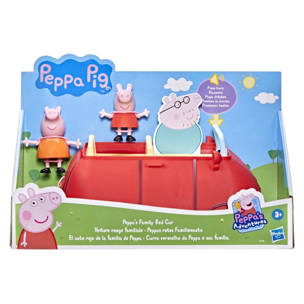 PEPPA PIG PEPPA’S FAMILY RED CAR (F2184)