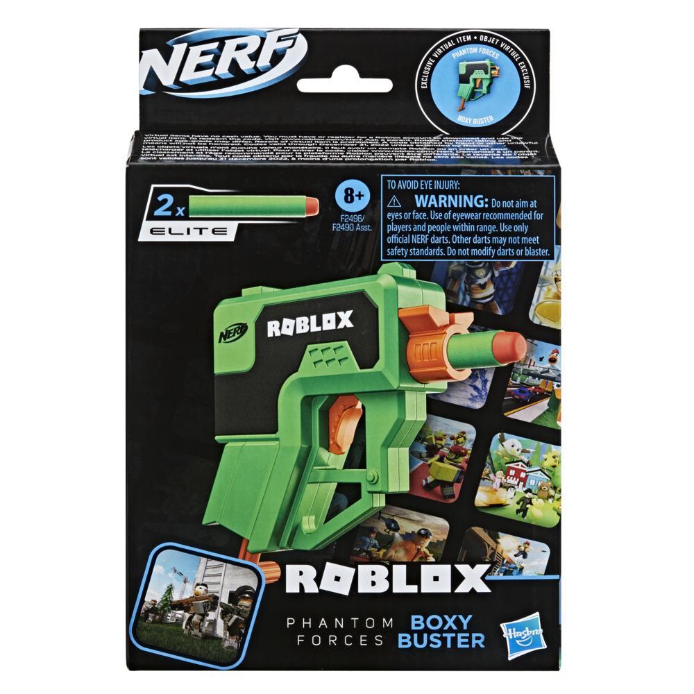 NERF MICROSHOT ROBLOX PHANTOM FORCES BOXY BUSTER (F2496)