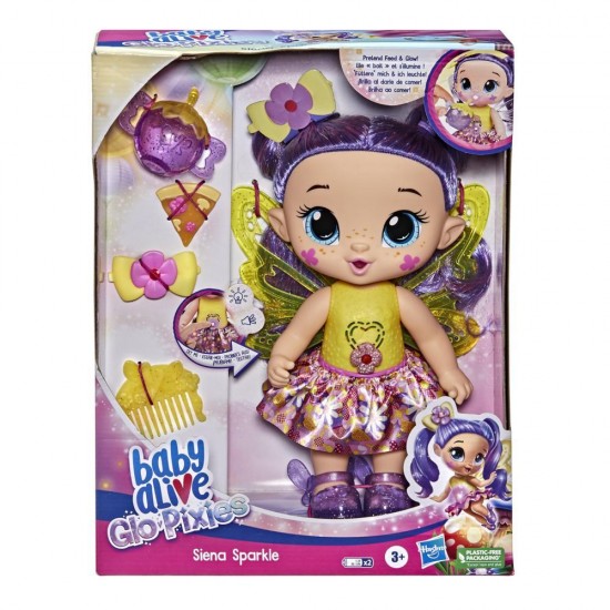 BABY ALIVE GLOW PIXIES Siena Sparkle (F2593) BABY ALIVE GLOW PIXIES Siena Sparkle (F2593)