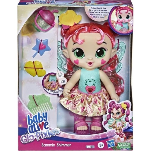 BABY ALIVE GLO PIXIES SAMMIE SHIMMER (F2595)