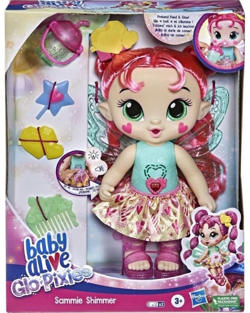 BABY ALIVE GLO PIXIES SAMMIE SHIMMER (F2595)