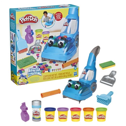 PLAY-DOH ZOOM ZOOM VACUUM AND CLEANUP SET (F3642)