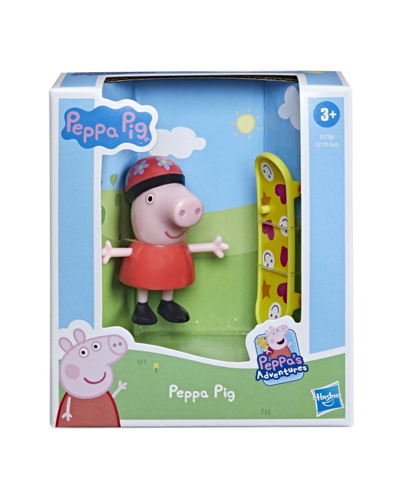 PEPPA PIG FRIEND FIGURES PEPPA PIG AND SKATEBOARD (F3758)