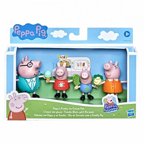 PEPPA PIG PEPPA’S ADVENTURES FAMILY FIGURE 4-PACK ICE CREAM FUN (F3762)