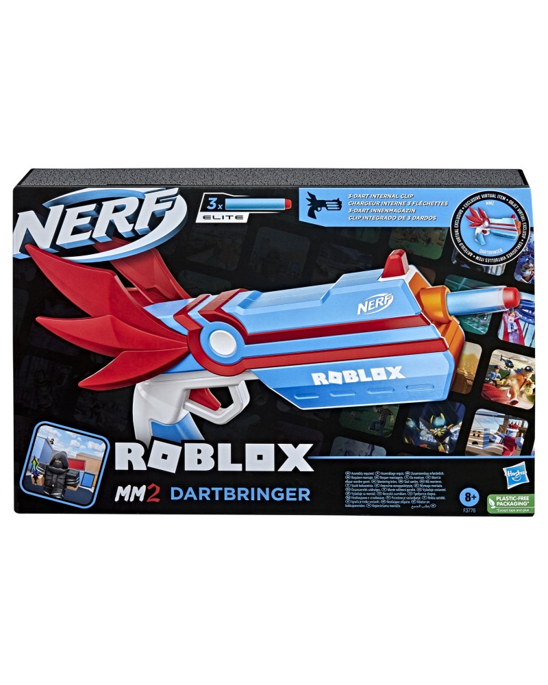 NERF ROBLOX MM2 DARTBRINGER DART BLASTER (F3776)
