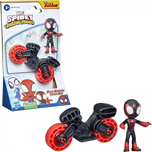 SPIDEY AND HIS AMAZING FRIENDS BIKE AND MILES MORALES (F4002)