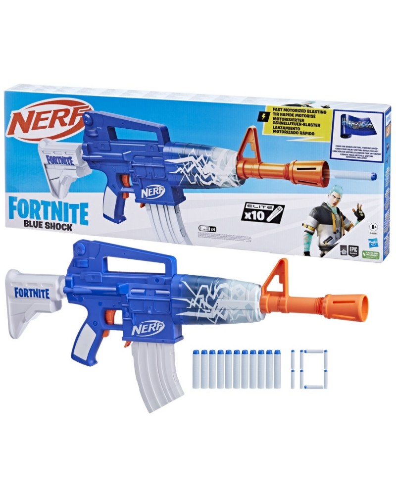 NERF FORTNITE BLUE SHOCK (F4108)