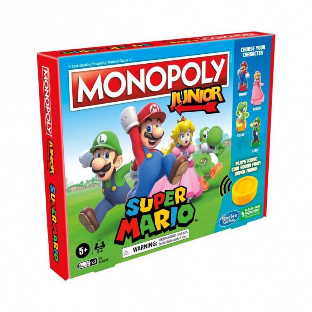 MONOPOLY JUNIOR SUPER MARIO EDITION (F4817)