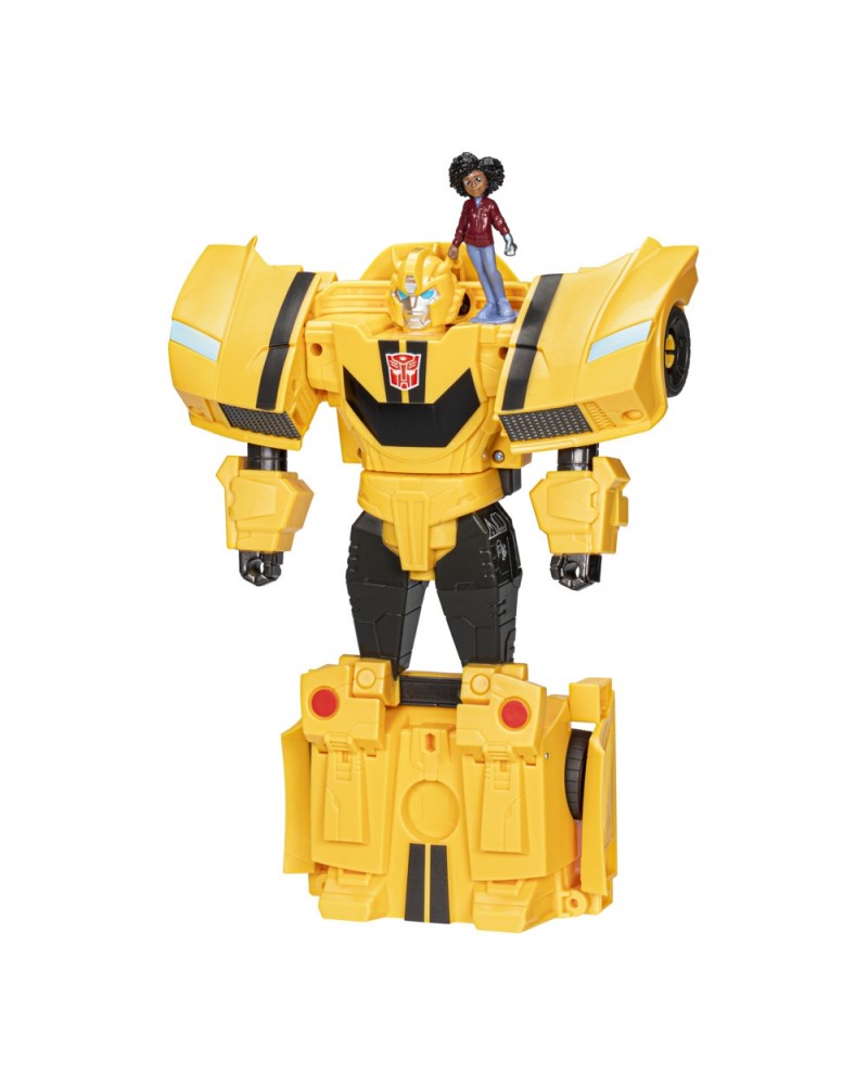 TRANSFORMERS EARTHSPARK SPİN CHANGER BUMBLEBEE AND MO MALTO (F7662)