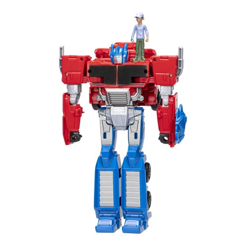 TRANSFORMERS EARTHSPARK SPiN CHANGER OPTiMUS PRiME AND ROBBY MALTO (F7663)