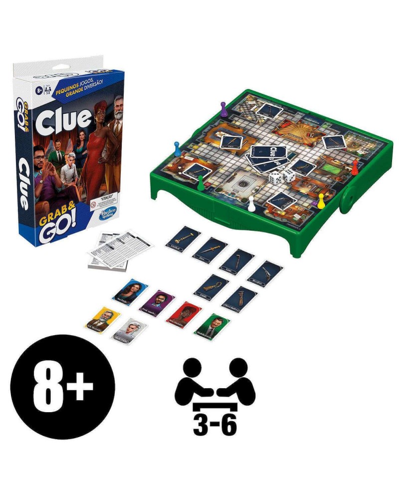 CLUEDO GRAB AND GO (F8251)