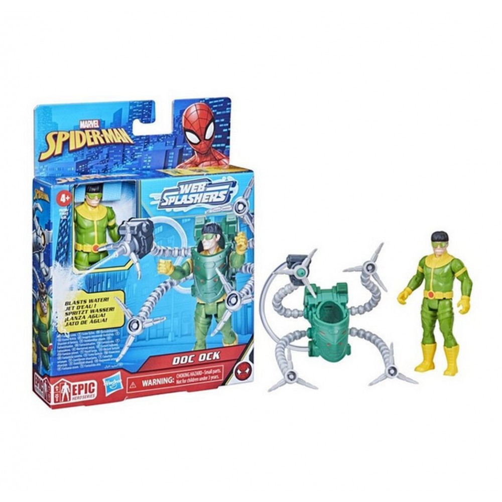 SPIDER MAN 4IN DELUXE WATER WEBS DOC OCK (F8295)