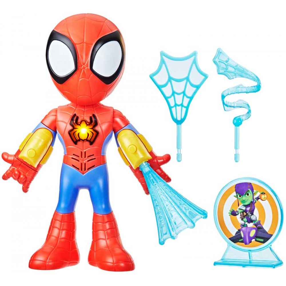 SPIDEY AND HIS AMAZING FRIENDS ELECTRONIC SUIT UP SPIDEY FIGURE (F8317)