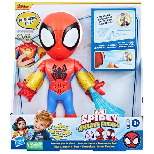SPIDEY AND HIS AMAZING FRIENDS ELECTRONIC SUIT UP SPIDEY FIGURE (F8317)