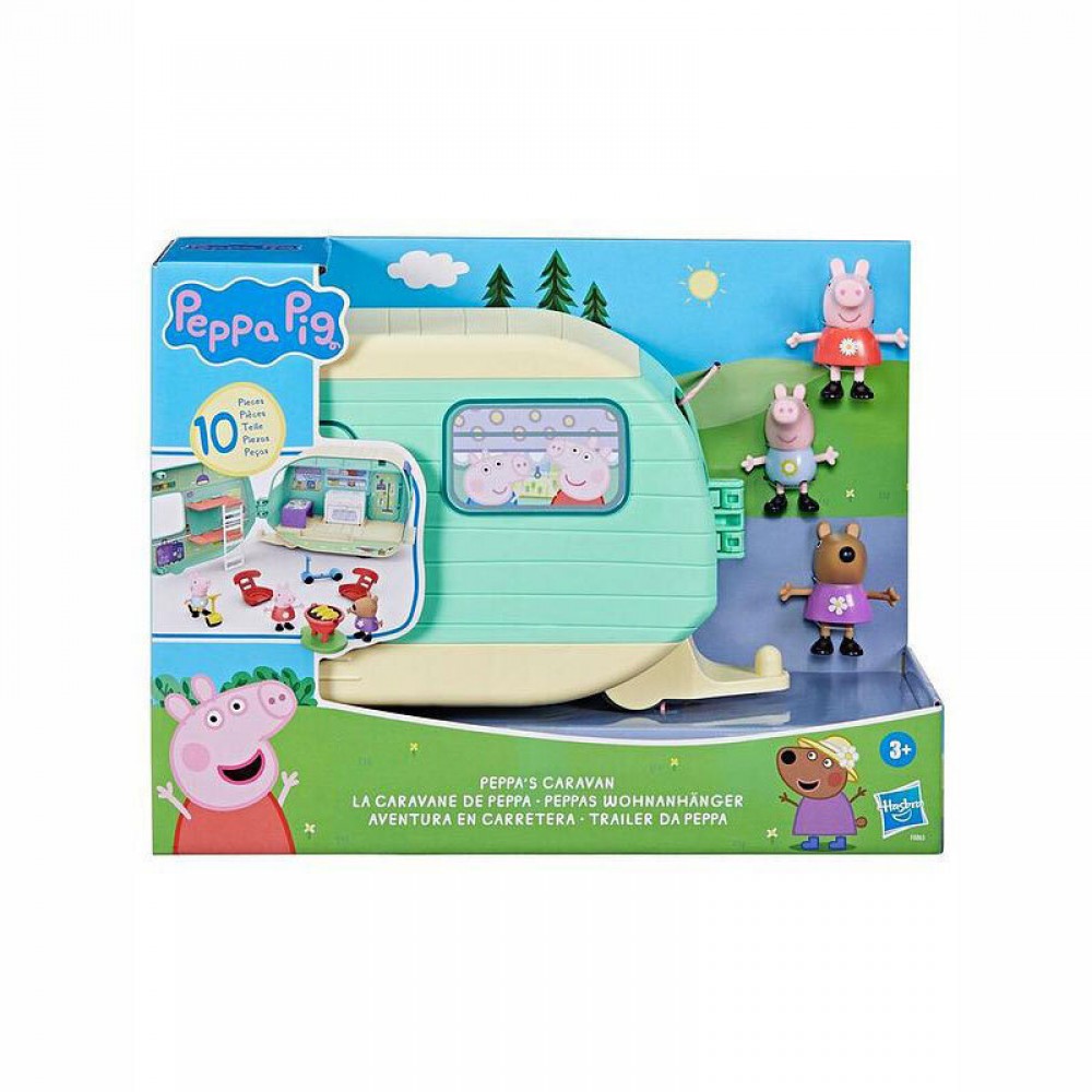 PEPPA PIG ΤΟ ΤΡΟΧΟΣΠΙΤΟ ΤΗΣ PEPPA (F8863)