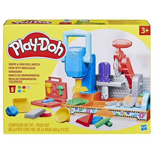 PLAY DOH STAMP N SAW TOOL BENCH (F9141)