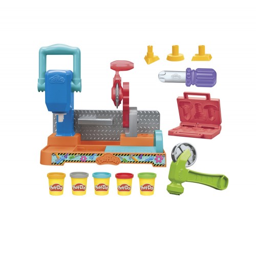 PLAY DOH STAMP N SAW TOOL BENCH (F9141)