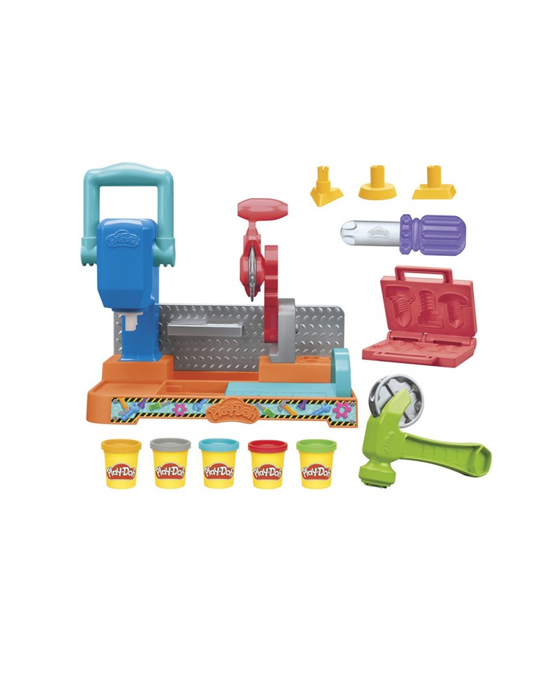 PLAY DOH STAMP N SAW TOOL BENCH (F9141)