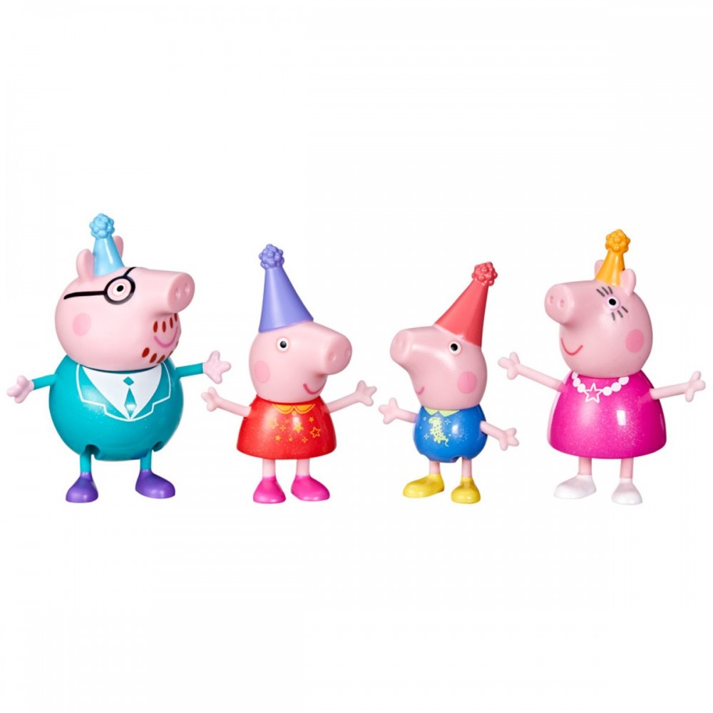 PEPPA PIG PEPPA’S FAMILY PARTY 4-PACK (F9510)