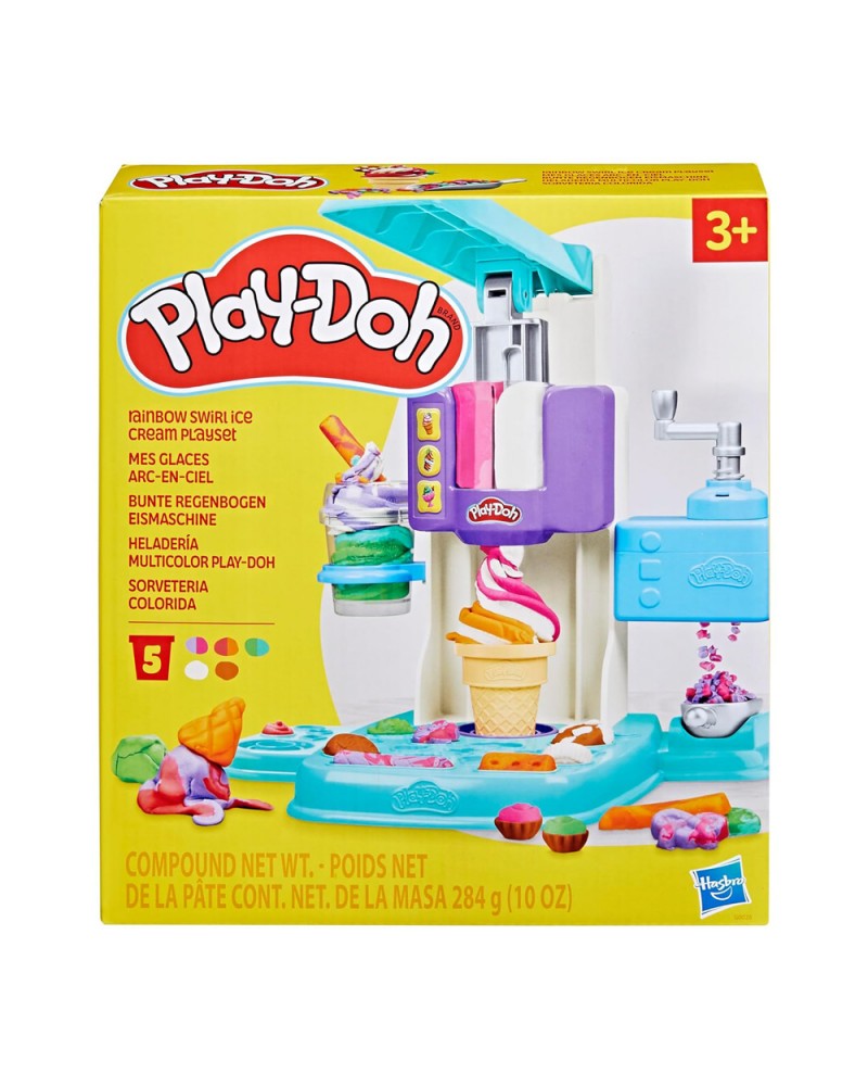 PLAY DOH RAINBOW SWIRL ICE CREAM (G0028)