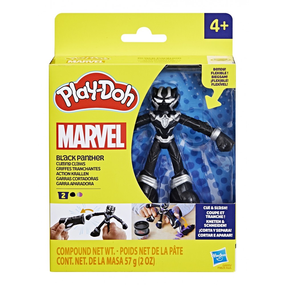 PLAY-DOH MARVEL FIGURES BLACK PANTHER (G0055)