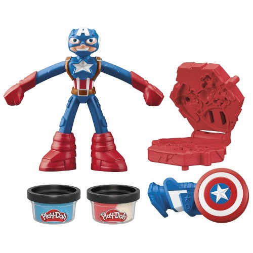 PLAY-DOH MARVEL FIGURES CAPTAIN AMERICA (G0056)