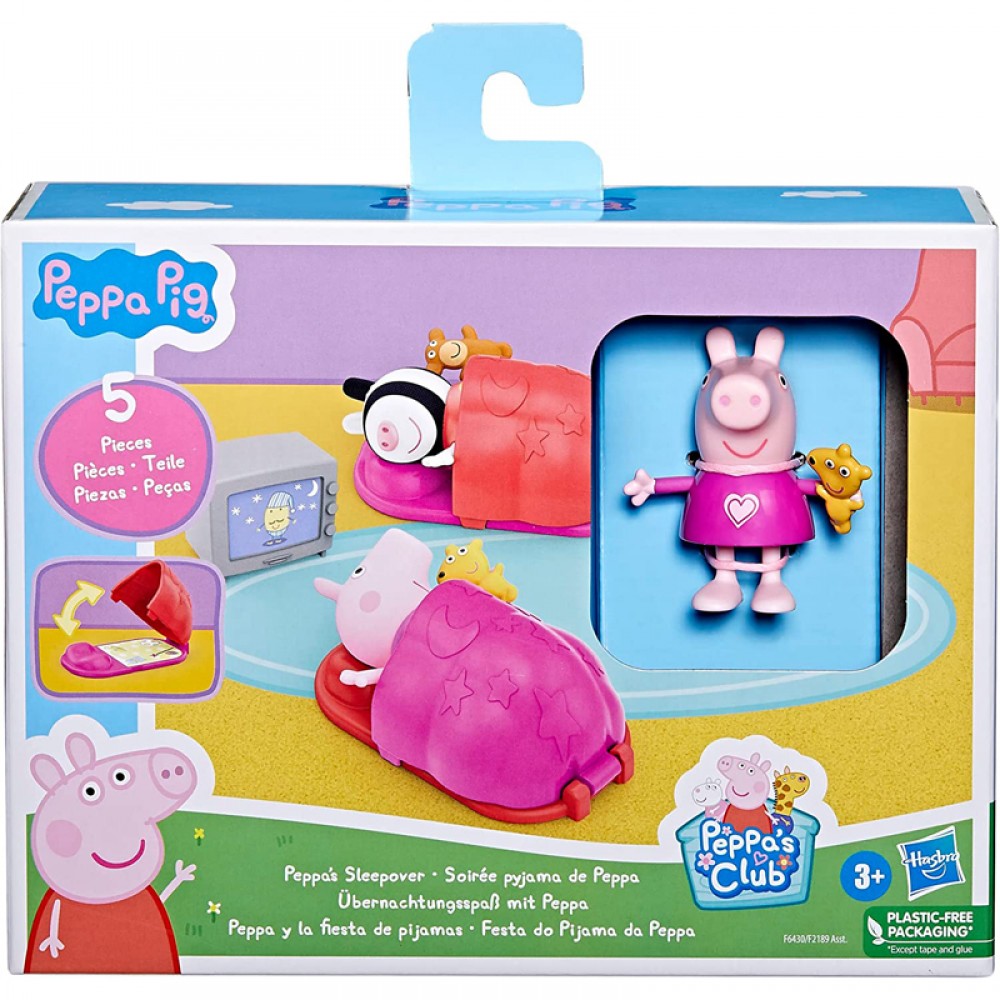 PEPPA PIG ΣΕΤ ΠΑΙΧΝΙΔΙΟΥ SLEEPOVER MOMENTS (F6430)