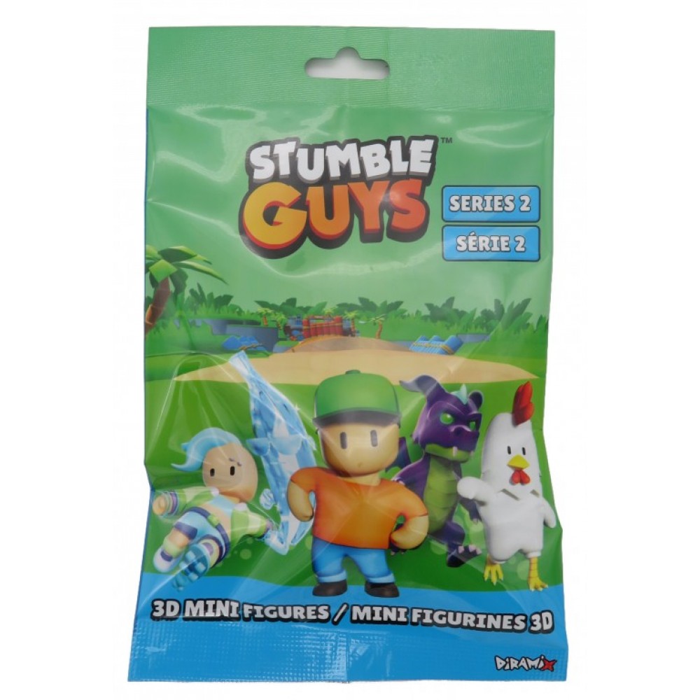 STUMBLE GUYS 3D MINI FIGURES SERIES 2 - ΣΑΚΟΥΛΑΚΙ 1ΤΕΜ (0437)