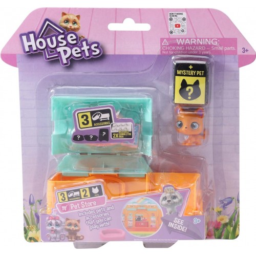 HOUSE PETS PLAYSET PET STORE 2 ΣΧΕΔΙΑ (1060)