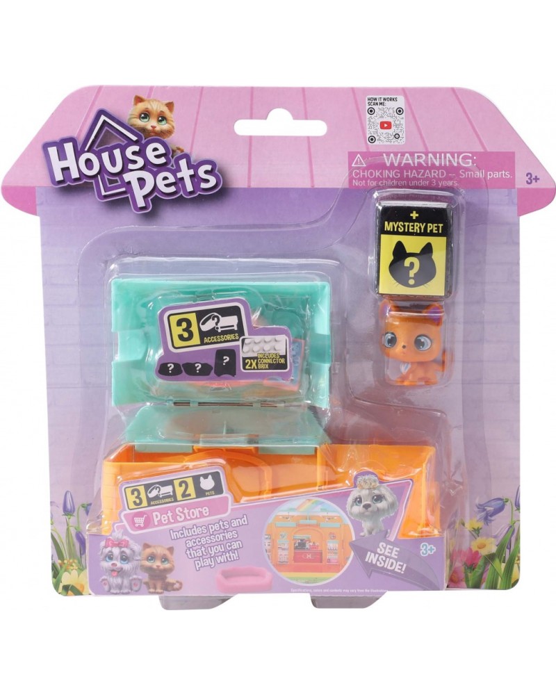 HOUSE PETS PLAYSET PET STORE 2 ΣΧΕΔΙΑ (1060)